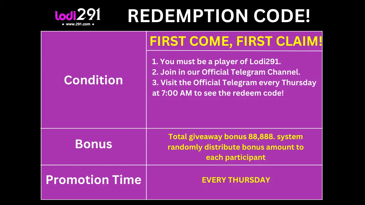 Redemption Code!