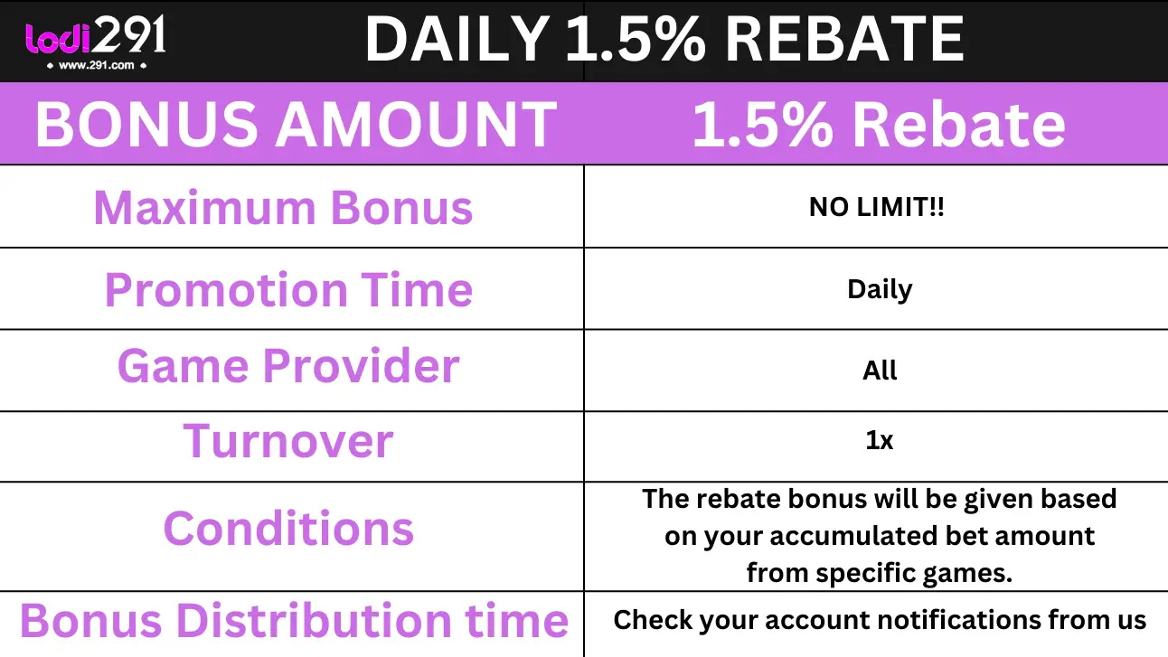 Unlimited Daily Rebate