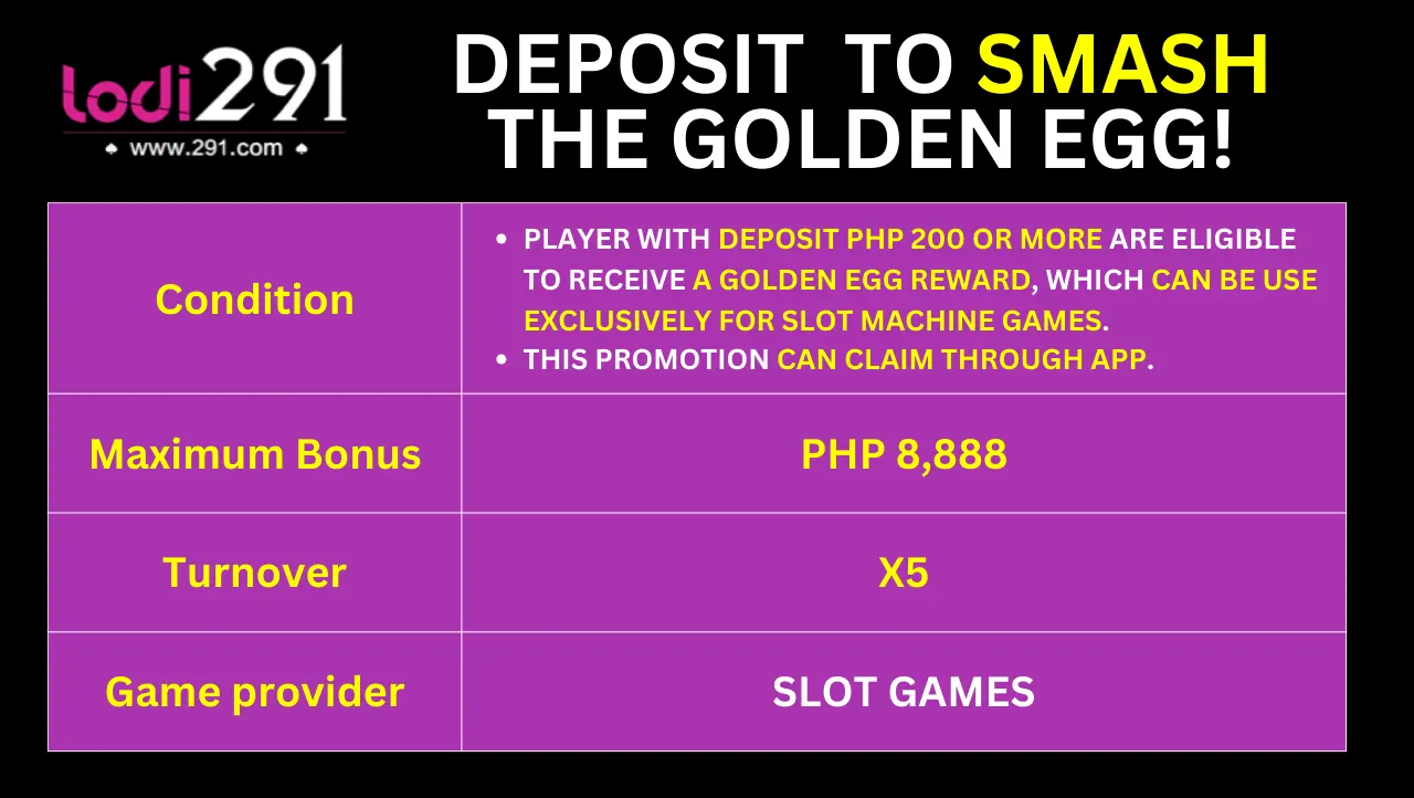 Deposit To Smash The Golden Egg!